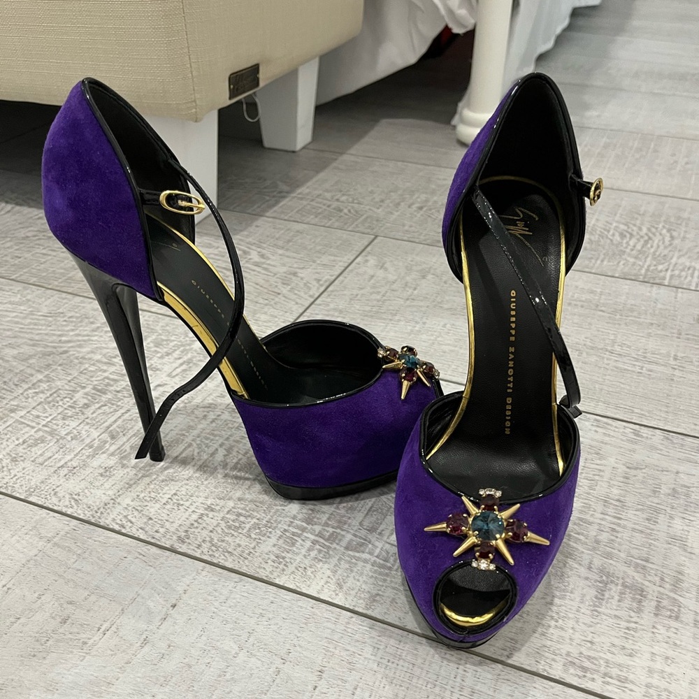 Giuseppe Zanotti Purple Heels